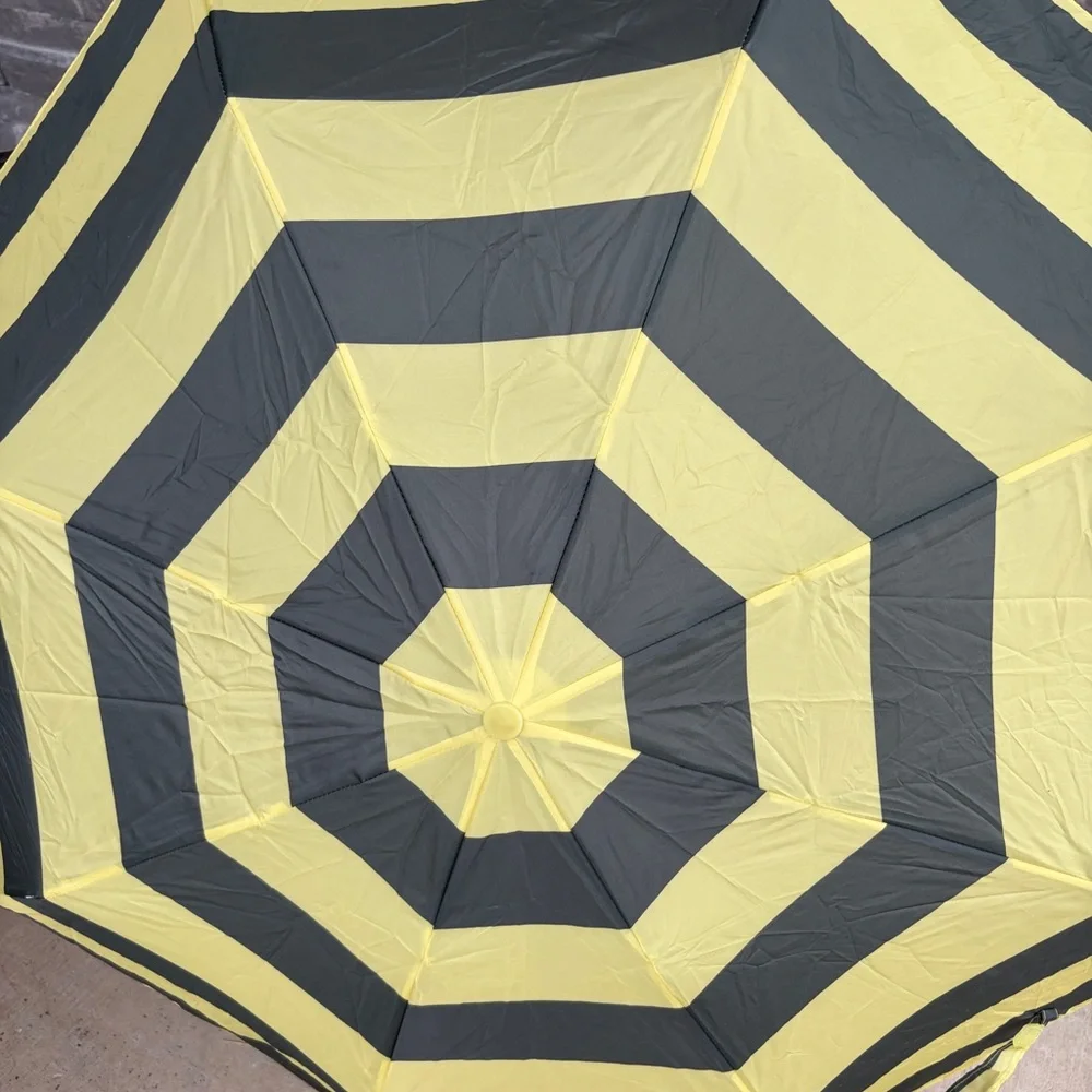 IKEA Yellow and Striped Umbrella